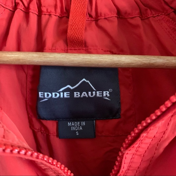 Eddie Bauer Travex Lightweight Burnt Orange Utility Jacket Size Small - Picture 6 of 10